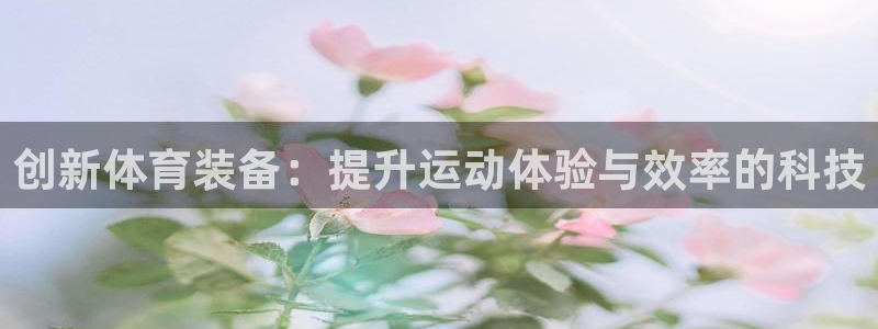 创新体育装备：提升运动体验与效率的科技